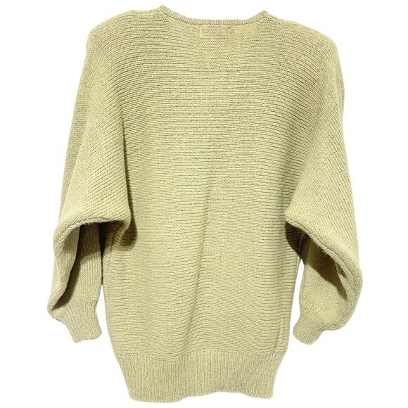 Vintage 80s Embellished Acrylic Mohair Sweater - Picture 2 of 13